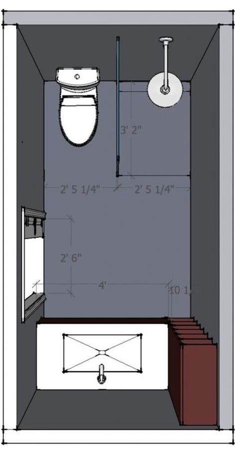 bathroom layout advice - 5' x 10' bathroom, Layout help welcome! - Blog ...