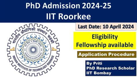 Iit Roorkee Phd Admission Phd Admission Phd Admission