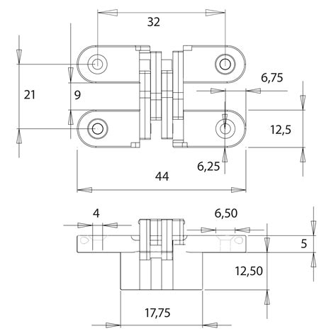 Hinge Drawing Autocad