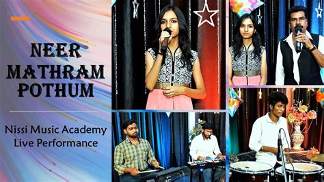 Neer Mathram Pothum Cover Song Tamil Christian Song Live Singing