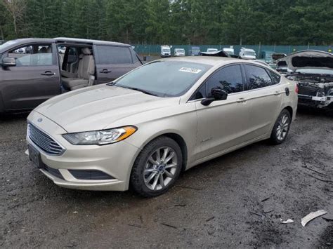 2017 Ford Fusion Se Hybrid For Sale Wa Graham Fri Dec 22 2023 Used And Repairable