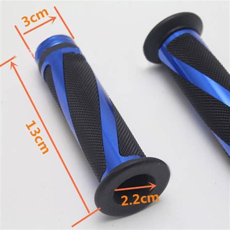 Easy To Grip Aluminum Rubber Gel Hand Grips For Motorcycle Sports