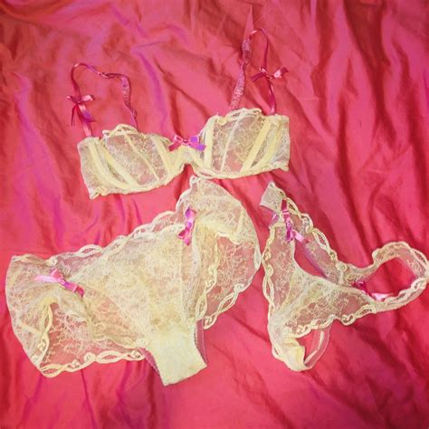 Agent Provocateur 3 Piece Set For The Lingerie Depop