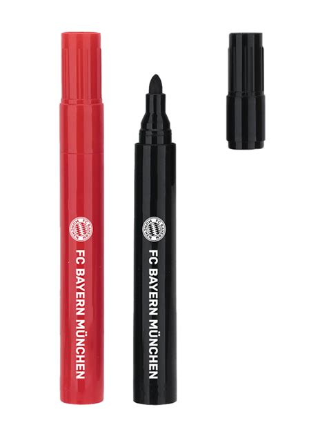 Permanent Marker Set Of 2 Official Fc Bayern Munich Store