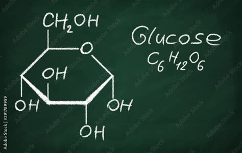 Structural model of Glucose Stock Photo | Adobe Stock