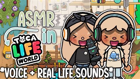 Asmr In Toca Life World With Voice Real Asmr Sounds Collab With Heyitschloo 😙 ️💓 Youtube