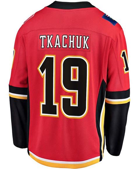 Fanatics Mens Matthew Tkachuk Red Calgary Flames 202021 Alternate