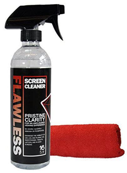 Getuscart Flawless Screen Cleaner Spray With Microfiber Cleaning Cloth For Lcd Led Displays On