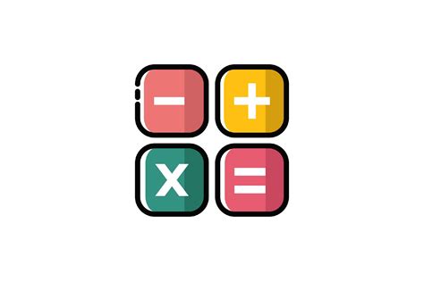 Line Math Operations Icon Graphic By Home Sweet · Creative Fabrica