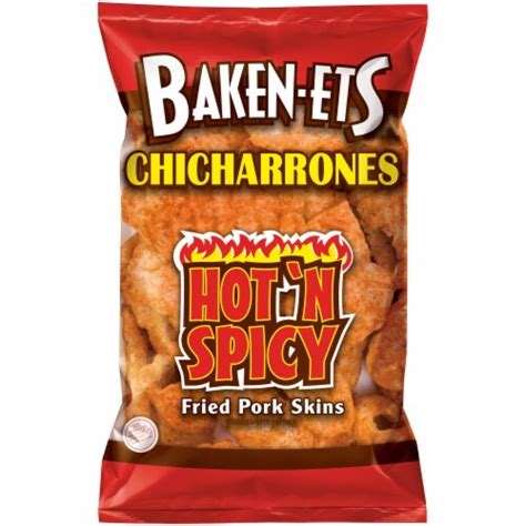 Baken Ets Chicharrones Hot N Spicy Fried Pork Skins 2 5 Oz Kroger