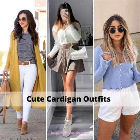 Cute Cardigan Outfits Inspired Beauty