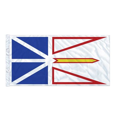 FLAG NEWFOUNDLAND AND LABRADOR 6' X 3' SLEEVED