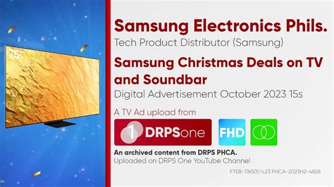 Samsung Christmas Deals On Tv And Soundbar Digital Ad Q4 2023 15s