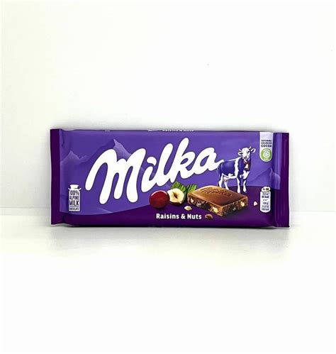 Milka Milk Chocolate With Raisin And Nuts Flavour 100gm At Rs 185piece