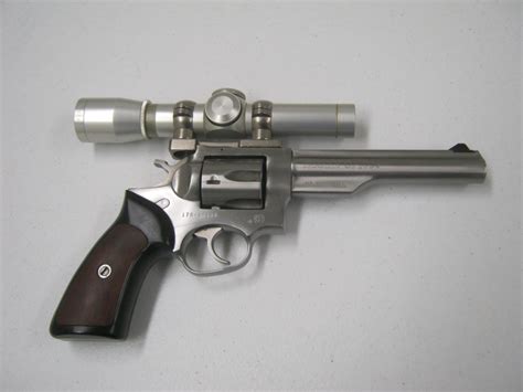 Sold At Auction Ruger Gp100 Stainless 357 Magnum Revolver W Leupod Scope 6 Barrel Serial