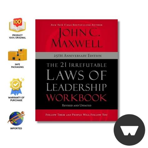 Jual Harper Collins The Irrefutable Laws Of Leadership Workbook