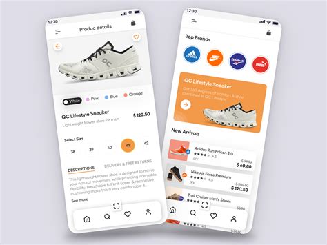 Sneaker Store App Ui Design Free Figma