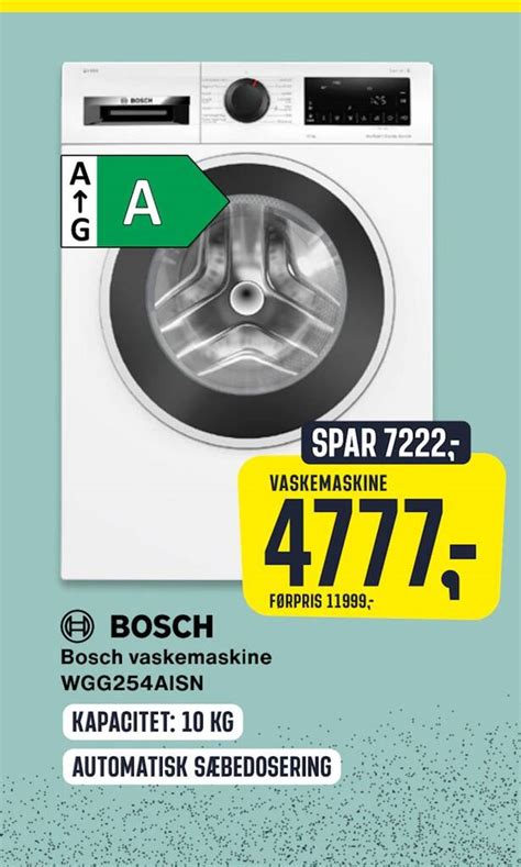 Bosch Vaskemaskine Wgg Aisn Tilbud Hos Skousen