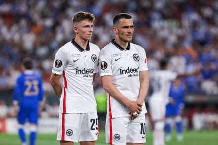 Filip Kostic Eintracht Jesper Lindtrom Eintracht Editorial Stock Photo