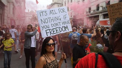 London Protests Thousands March Through Capital In Day Of Protest