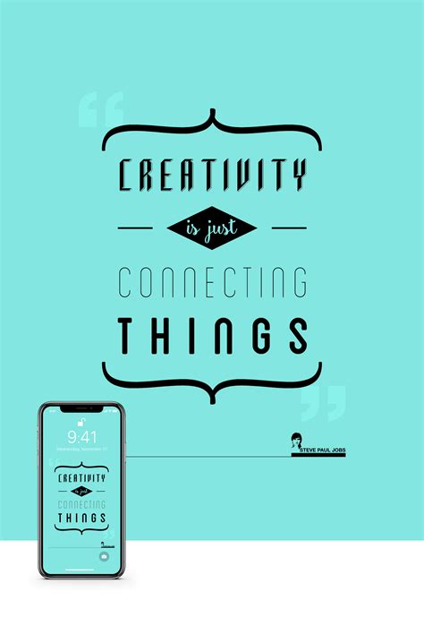 IPhone X Wallpaper - (Steve Jobs Quotes) Free Download on Behance