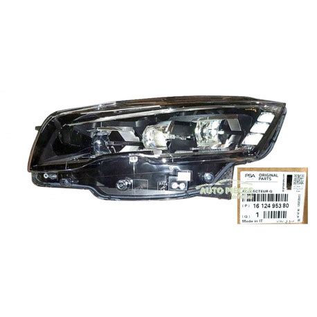 OPTIQUE PHARE AVANT GAUCHE FULL LED PEUGEOT 508 1612495380 ORIGINE