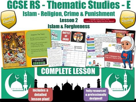 Gcse Islam Religion Crime And Punishment 7 Lessons Teaching Resources