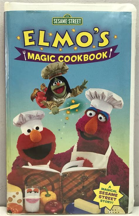 Sesame Street Elmos Magic Cookbook Vhs Grelly Usa