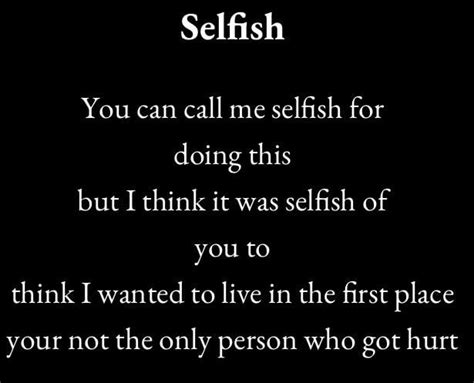 Selfish : r/SadPoems