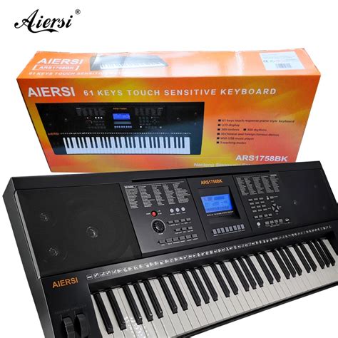 Keys Touch Response Electronic Organ Led Display Electric Keyboard