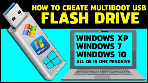 How To Create Multiboot Usb Flash Drive Windows 7 And 10 Install Any