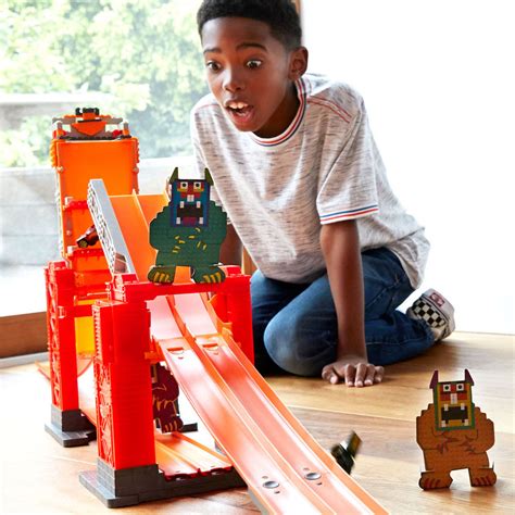 Hot Wheels Track Builder Bridge Stunt Set Thimble Toys