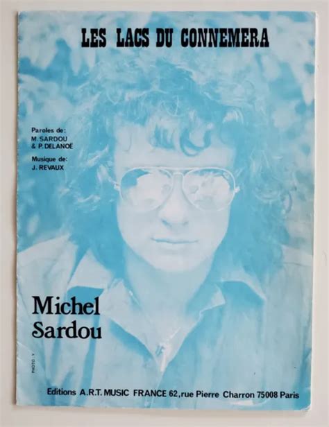 PARTITION LES LACS Du Connemera De Michel Sardou EUR 10 00 PicClick FR