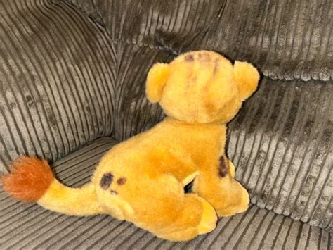 SIMBA PLUSH THE Lion King Vintage Disney Store Genuine Soft Toy 7