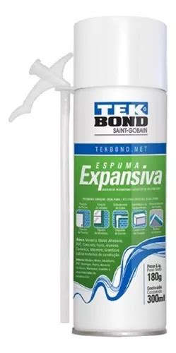 Espuma Expansiva De Pu Poliuretano 320g 500ml Tekbond N F