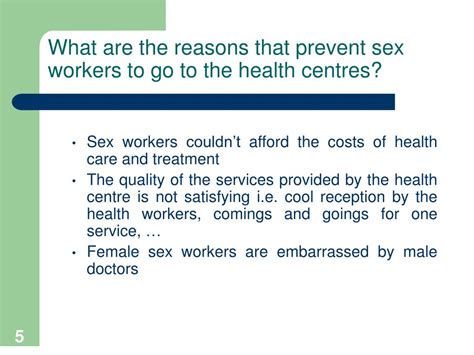 Ppt Integrated Hivsrh Clinical Services For Female Sex Workers In