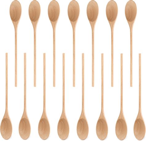 Amazon Hansgo Pcs Long Wooden Spoons Inch Kitchen Wooden