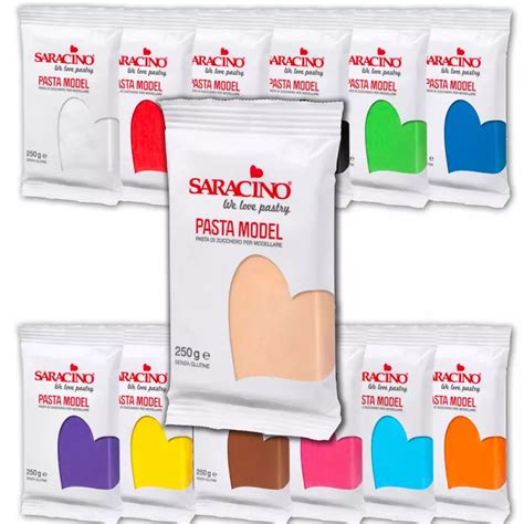 Modelling paste Saracino colors 250g Planète Gateau