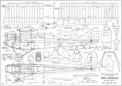 1,200 Control Line Remote Control RC Radio Model Airplane Plans, PDF ...