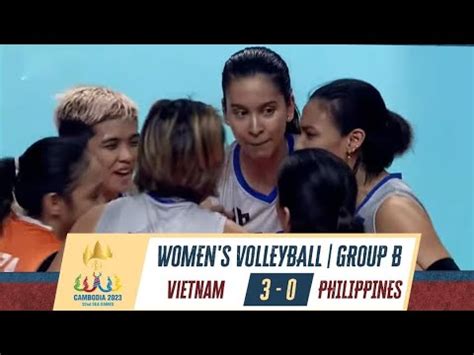 Philippines Vs Vietnam SEA Games 2023 Full Game Highlights YouTube