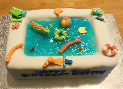 Sweet Cakes Dc Swimming Pool Birthday Cake Pool Birthday Cakes Pool Party Cakes 12th Birthday