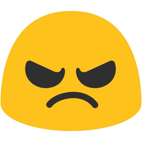 Angry Face Emoji Mad Faces Emoticon Anger - Emoji png download - 1024* ...