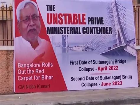 Bjp Congress Spar Over Posters Targeting Nitish Kumar Amid Big