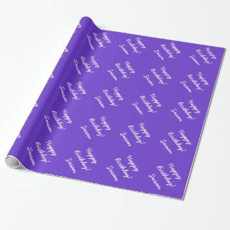 Purple Wrapping Paper | Zazzle