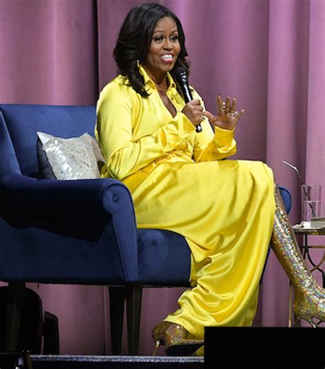 Michelle Obama Wore Sparkly Thigh High Balenciaga Boots