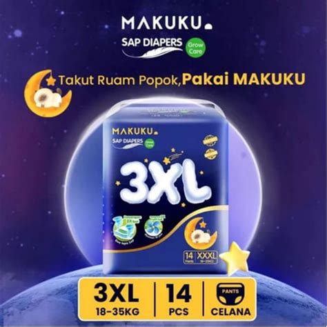 Jual Makuku Air Diapers Comfort Plus Fit Makuku Diapers Dry Care