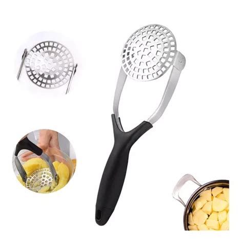 Espremedor De Batata Inox Dobrável Manual Legumes Amassador Mercadolivre