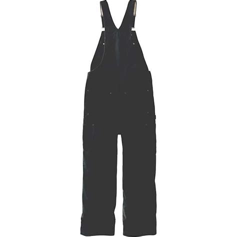 Carhartt Mens Loose Fit Washed Duck Insulated Bib Overalls Academy