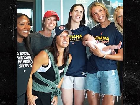 Caitlin Clark Autographs 2-Week-Old Baby