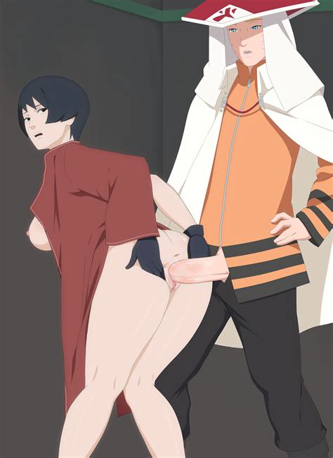 Rule 34 1boy1girl Bare Legs Bent Over Black Eyes Black Hair Blue Eyes Boruto Naruto Next